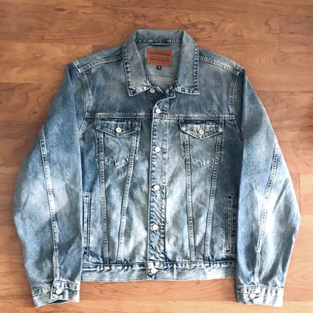 Lucky Brand Jean Jacket Grateful Dead Denim NWT XXL - Picture 2 of 10
